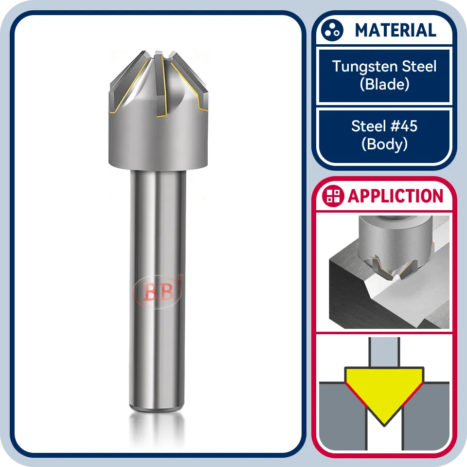 BB Countersink Drill Tipped Carbide 90 Degree