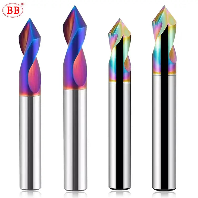 BB Spot Drill Bit CNC Hole Making Tool NC 60 90 120 Degree Short Drill 1mm-20mm Hard Steel Aluminum Coating BL2060 BC2055