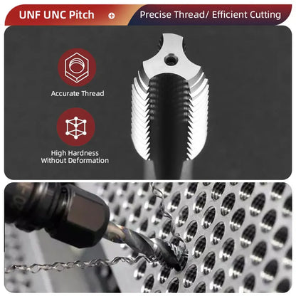 BB Machine Taps UNC UNF Inch Pitch CNC Hole Thread Tool Carbide Coated for Aluminum Steel