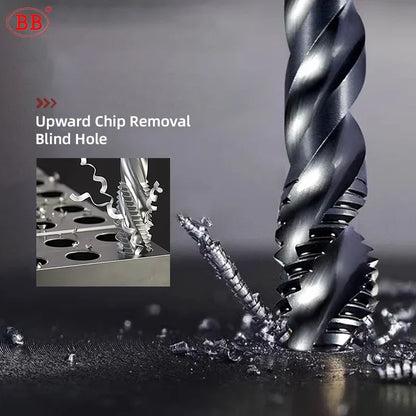 BB Machine Tap Internal Cooling CNC Carbide Thread Tool for Aluminum Steel Metal Coated JIS