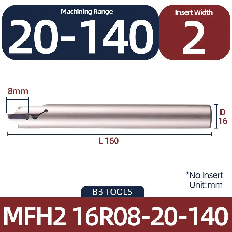 BB MFH MFHR Grooving Cutter Insert Diameter 16 20 25