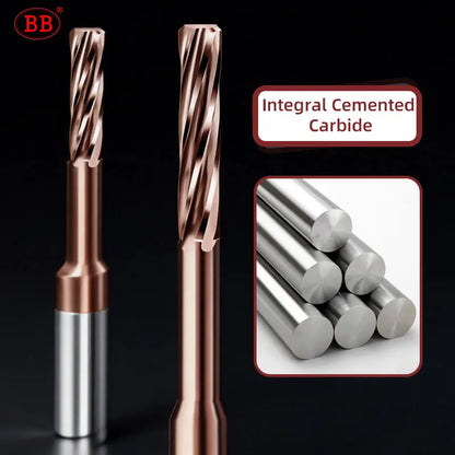BB Reamer 7.54-9.26mm Carbide Spiral Flute Pro External Cooling Coated CNC Machine for Metal Steel BB2055