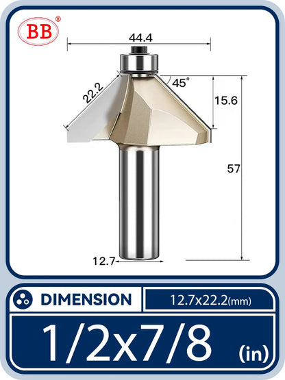 BB Bevel Cutter Chamfer Router Bit