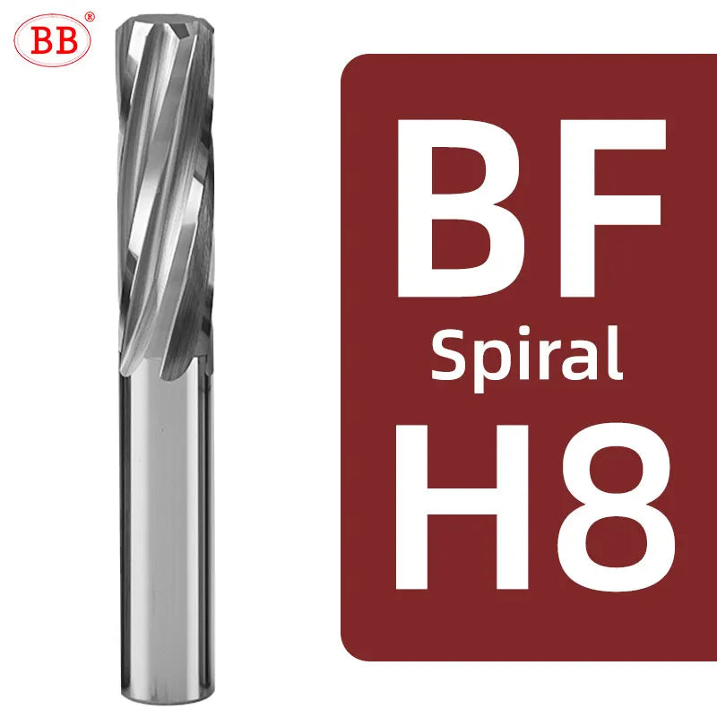 BB Drilling Reamer H8 H9 Straight and Spiral Flute for Metal Aluminum 2-20mm Tool