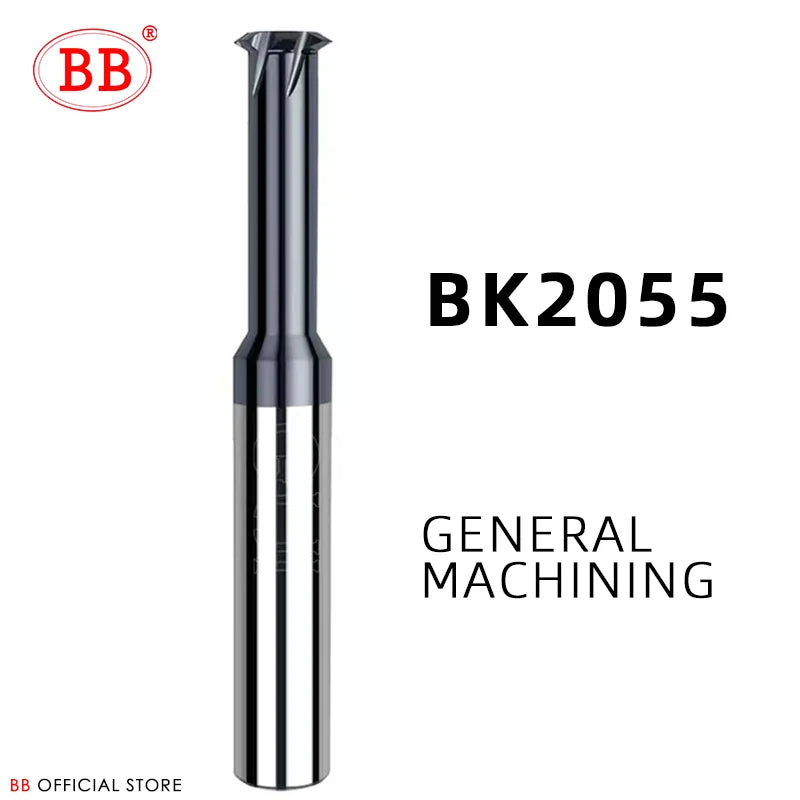 BB 1 Tooth Thread Milling Cutter Tungsten Carbide Steel CNC Machining Aluminum 60 Degree M1.2 M1.6 M2 M2.5 M3 M4 M5 M6 M8