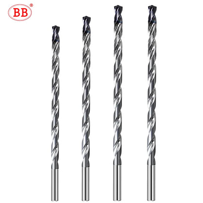 BB 16xD PRO Drill Internal and External Cooling Long Deep Hole Machining Coated Flute Carbide Tool