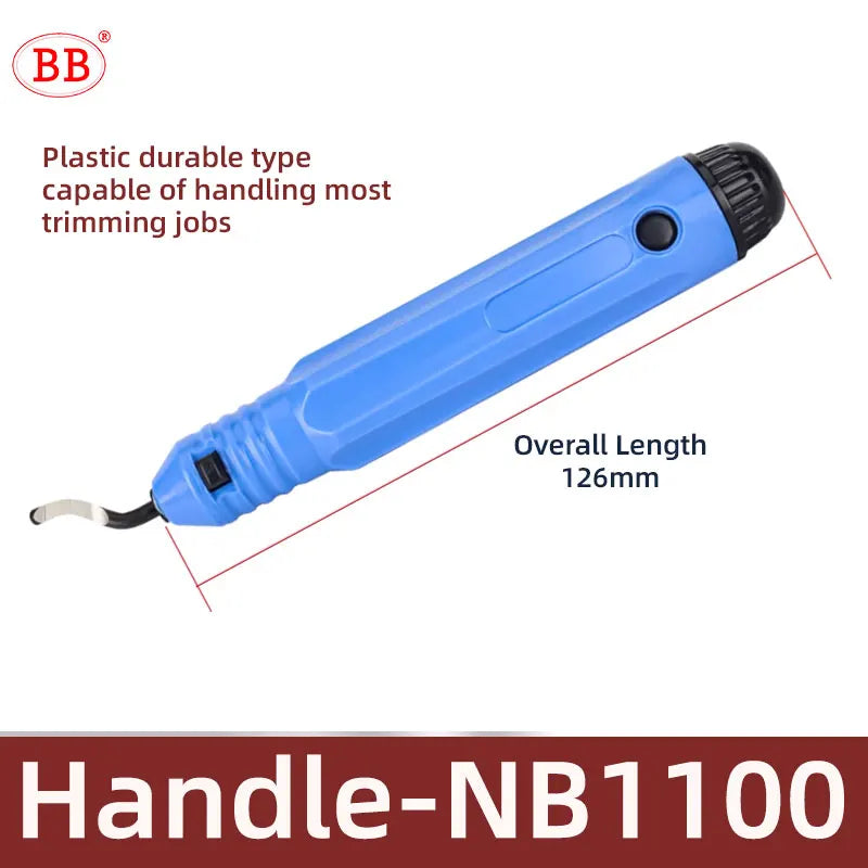 BB Deburr Tool Handle Manual HSS Deburring Metal Wood Plastic Aluminum Copper Steel Trimming Chamfer Blade BS1010