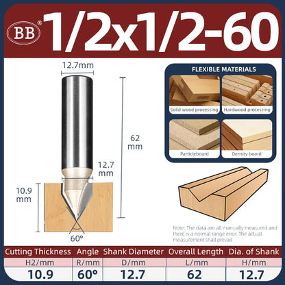 BB V Groove Slot Cutter Woodworking