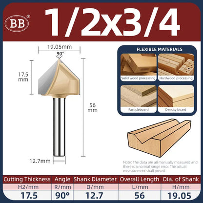 BB V Groove Slot Cutter Woodworking