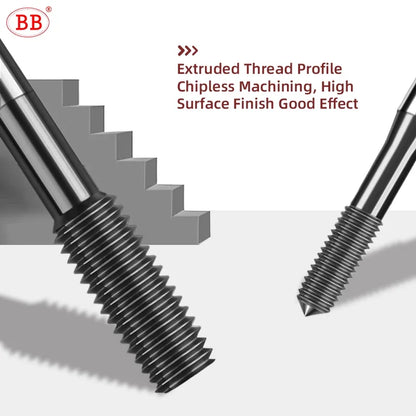 BB Machine Tap Internal Cooling CNC Carbide Thread Tool for Aluminum Steel Metal Coated JIS