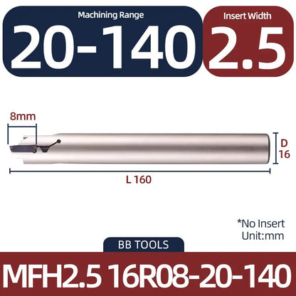 BB MFH MFHR Grooving Cutter Insert Diameter 16 20 25