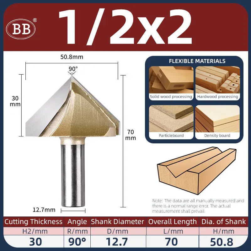 BB V Groove Slot Cutter Woodworking