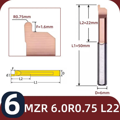 BB MZR Grooving Cutter