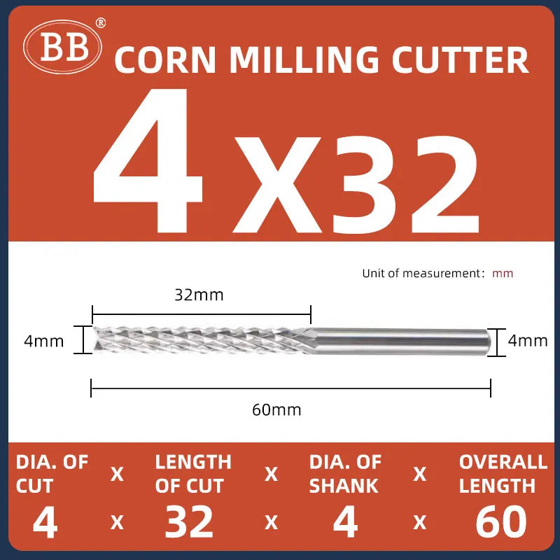 BB Corn End Mill