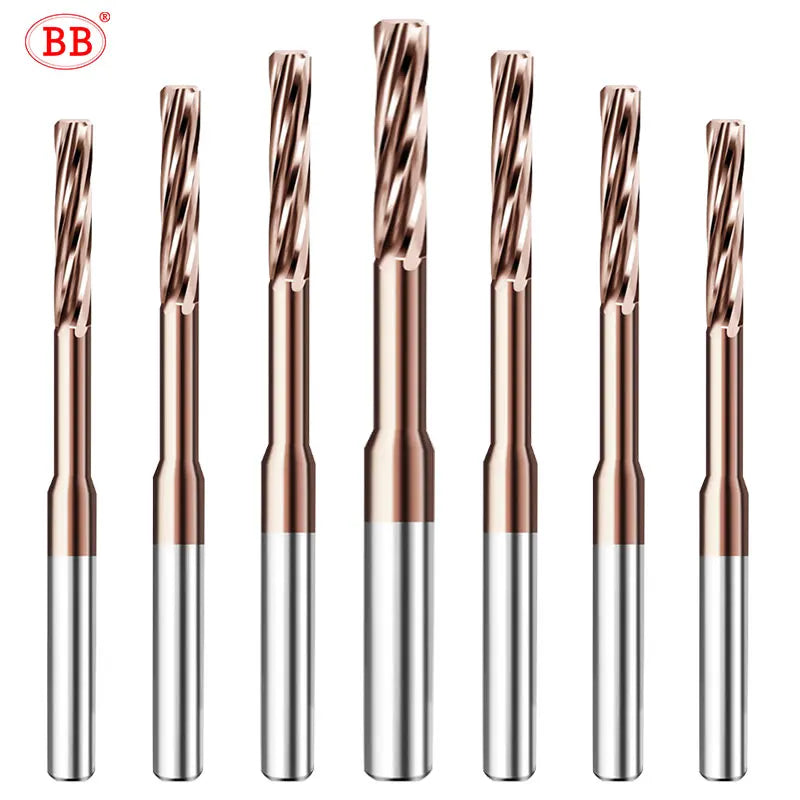 BB Reamer 7.54-9.26mm Carbide Spiral Flute Pro External Cooling Coated CNC Machine for Metal Steel BB2055