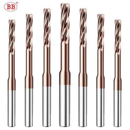 BB Reamer 7.54-9.26mm Carbide Spiral Flute Pro External Cooling Coated CNC Machine for Metal Steel BB2055
