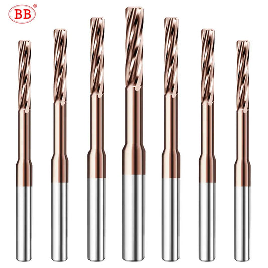 BB Reamer 7.54-9.26mm Carbide Spiral Flute Pro External Cooling Coated CNC Machine for Metal Steel BB2055