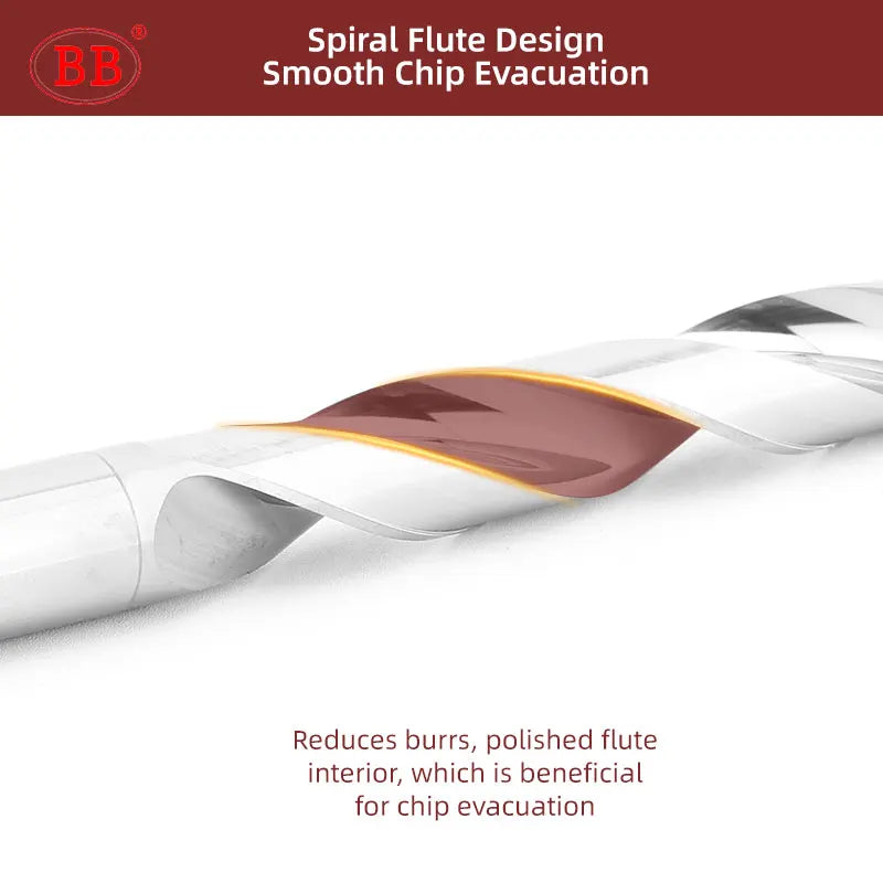 BB Solid Carbide Internal Cooling Drill Bright PRO Bit Hole Drilling 5xD Cutting CNC Tool for Aluminum Diameter 3.0-20mm
