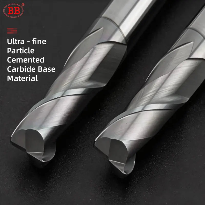 BB 2F Corner Radius End Mill for Metal Steel Iron BK2055