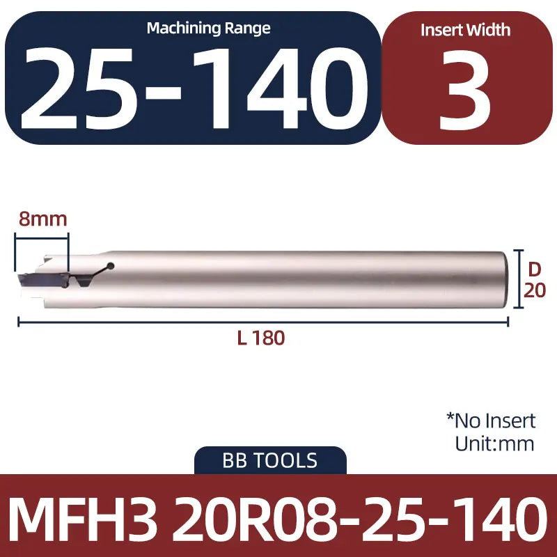 BB MFH MFHR Grooving Cutter Insert Diameter 16 20 25