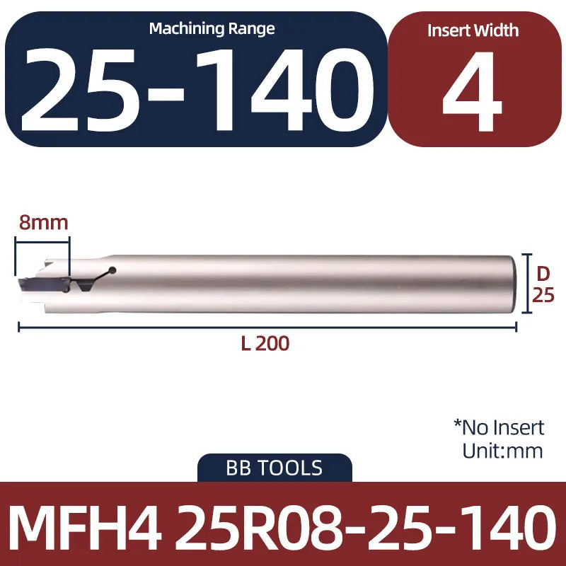 BB MFH MFHR Grooving Cutter Insert Diameter 16 20 25