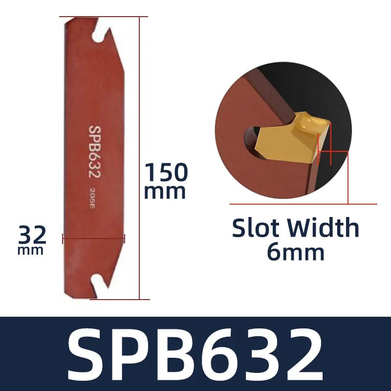 BB SPB Grooving Turning Tool External SPB326 Cutting Holder SP200 SP300 Carbide Insert CNC