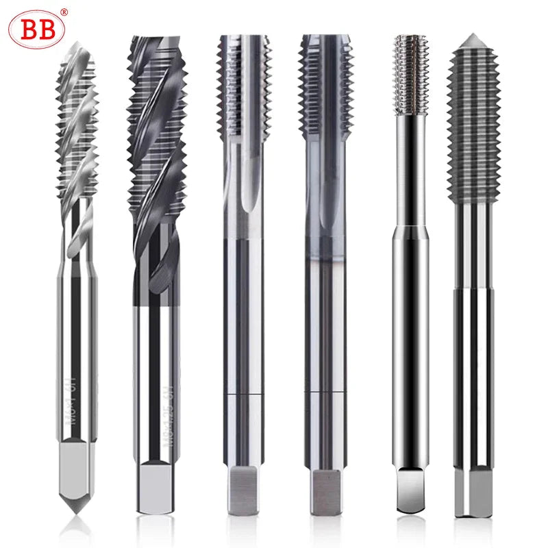 BB Machine Tap Internal Cooling CNC Carbide Thread Tool for Aluminum Steel Metal Coated JIS