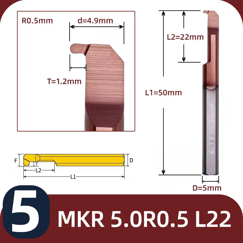 BB MKR Grooving Cutter