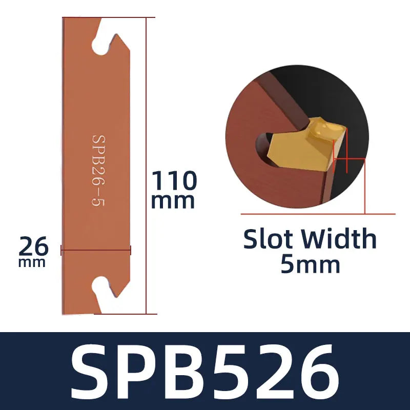 BB SPB Grooving Turning Tool External SPB326 Cutting Holder SP200 SP300 Carbide Insert CNC