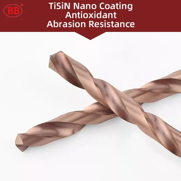 BB 120mm Length Coated Carbide Drill Machine Metal Hole Making Tool for Steel Stainless Steel(2.3~20.0mm)