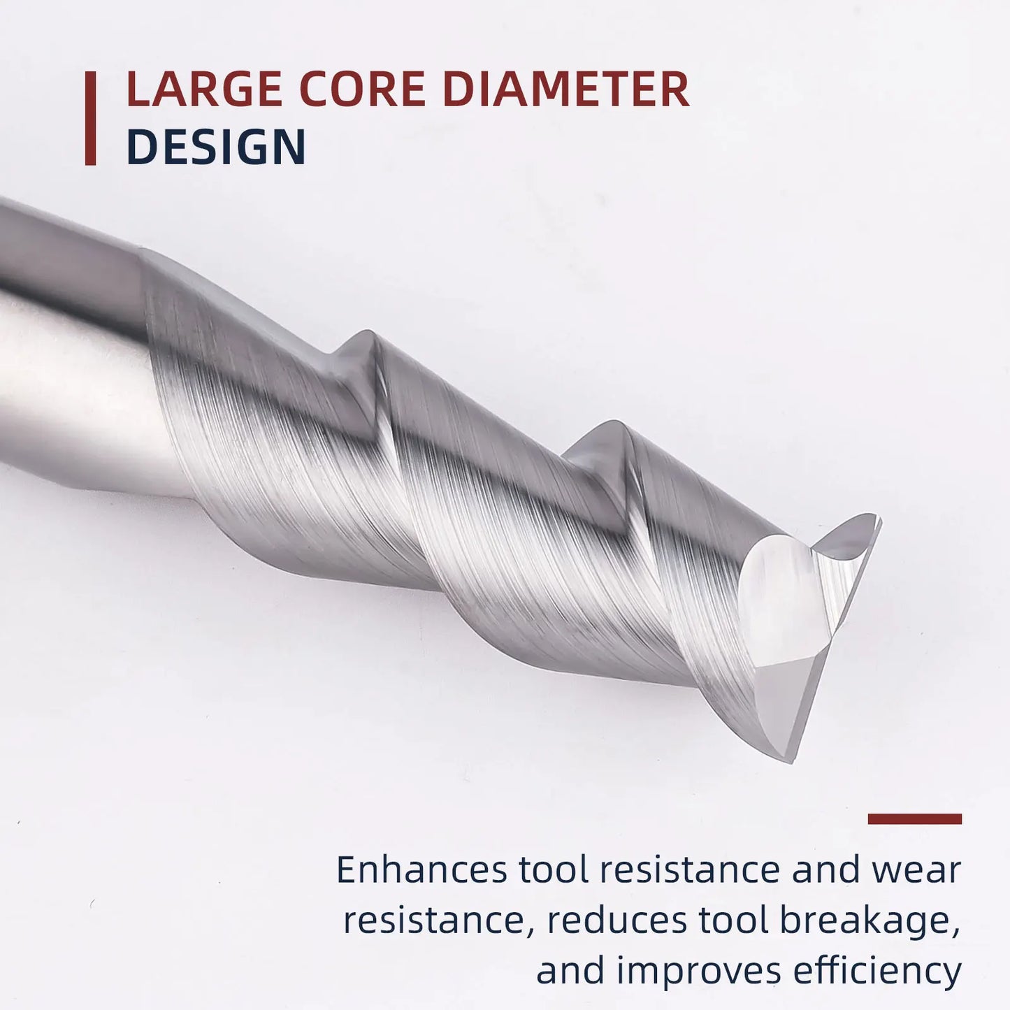 BB 2 Flutes Spiral End Mill CNC Machining Engraving Cutter Carbide Router Bit for Wood Aluminum Copper 0.1mm-20mm DIY Tool