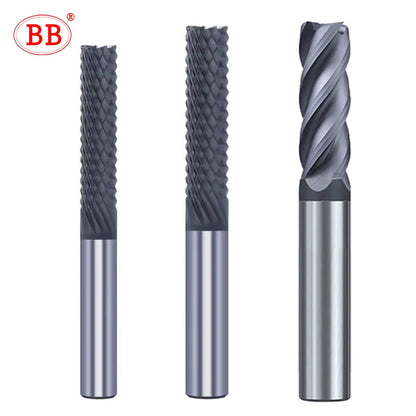 BB End Mill Graphite Carbon Fiber Fiberglass Composite Materials CVD Coated Wear-resistant Cutting Tool