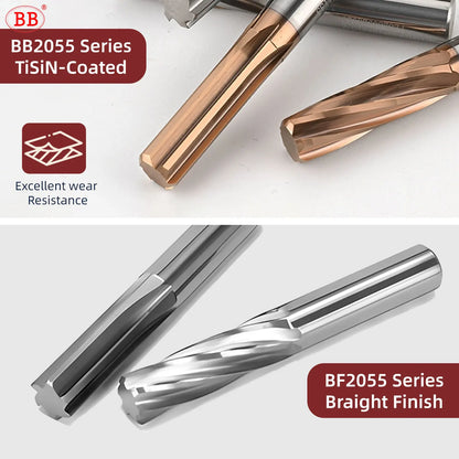 BB Drilling Reamer H8 H9 Straight and Spiral Flute for Metal Aluminum 2-20mm Tool