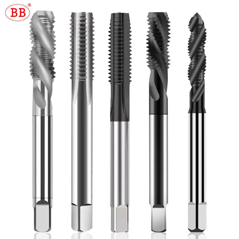BB Machine Taps UNC UNF Inch Pitch CNC Hole Thread Tool Carbide Coated for Aluminum Steel