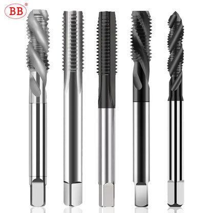 BB Machine Taps UNC UNF Inch Pitch CNC Hole Thread Tool Carbide Coated for Aluminum Steel