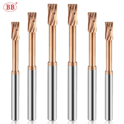 BB Carbide Reamer Internal Cooling Coated Tungsten Steel Spiral Flute H7 CNC Machine Hole Drilling Tool for Metal Steel Alloy