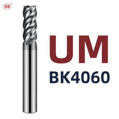 BB Unequal Helix Carbide End Mill | JIN / BK40-SUS / BK40-UM | Dynamic & Trochoidal Milling