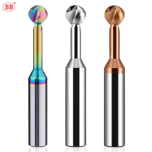 BB Ball T Shape Undercutting End Mill – BC2055 | R2–R6 | 3D Arc & Reverse Chamfer | Wood Metal Plastic