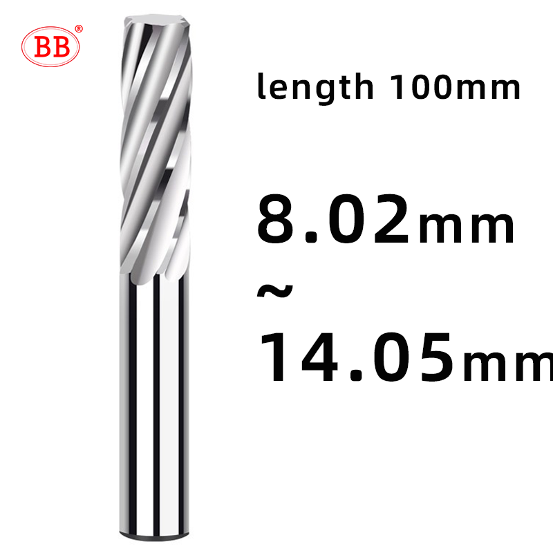 BB Carbide Reamer (8.02~14.05mm)Spiral Flute-BF2045