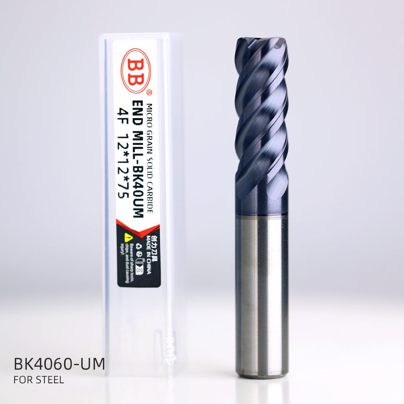 BB Unequal Helix Carbide End Mill | JIN / BK40-SUS / BK40-UM | Dynamic & Trochoidal Milling